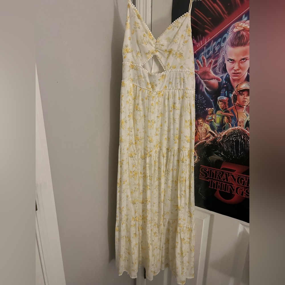T.J.Maxx Yellow Floral Dress